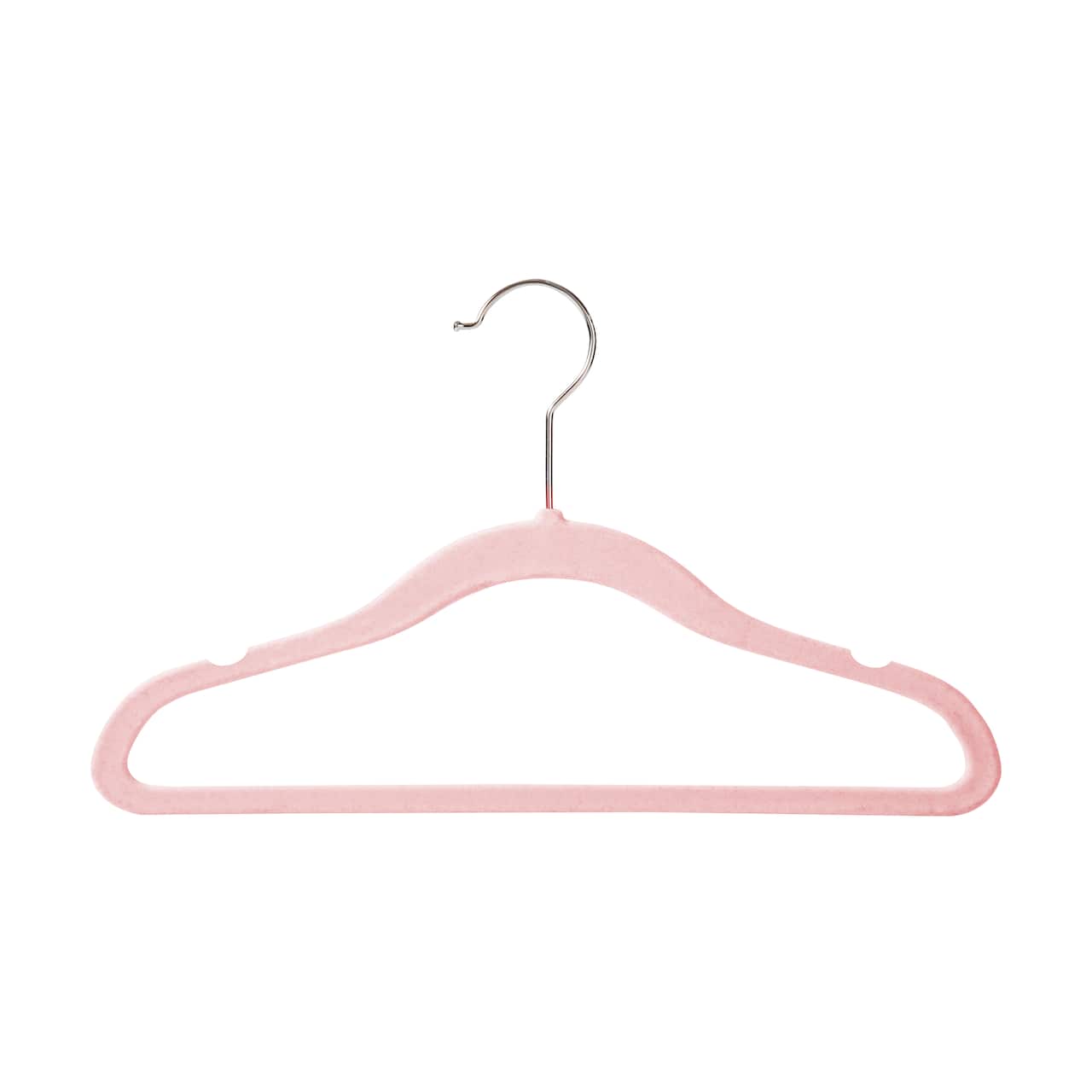 Honey Can Do Pink Slim Profile Rubber Kids Hangers, 10ct.